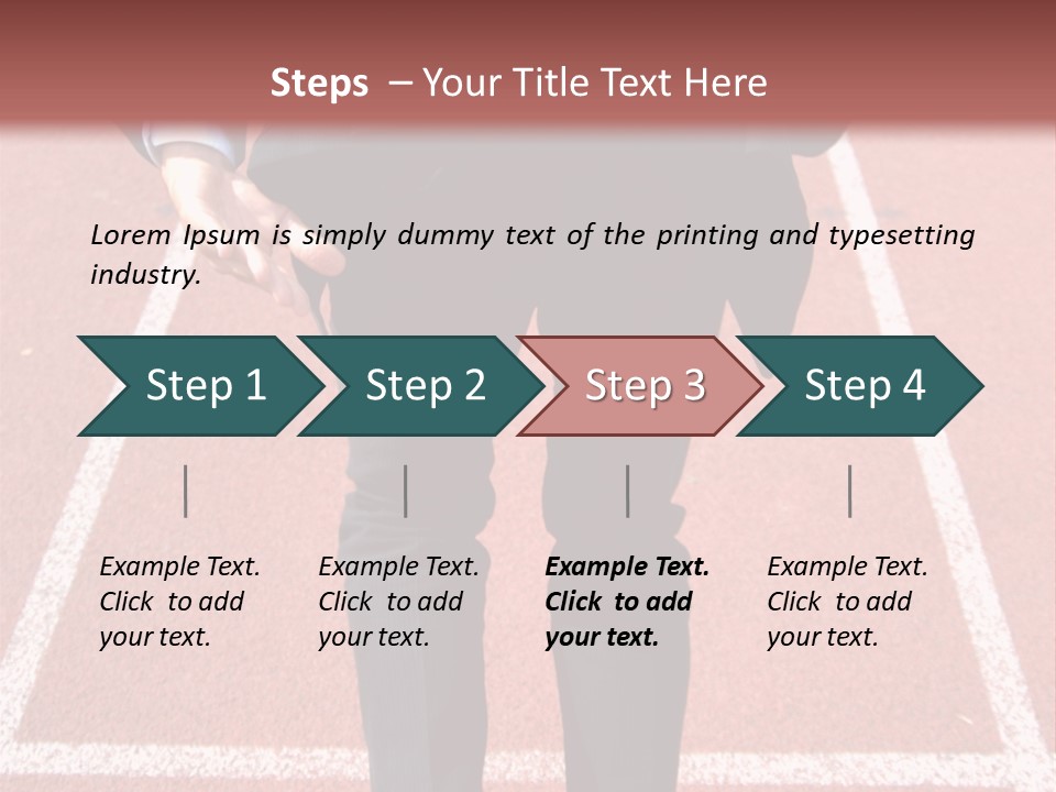 Sport Challenge Entreprise PowerPoint Template