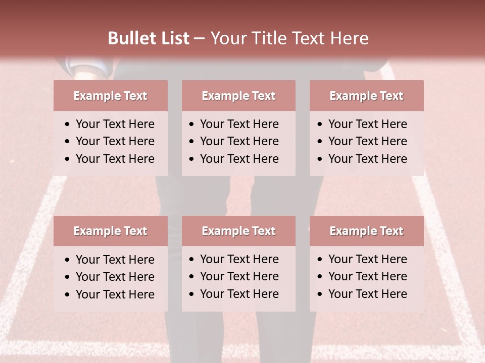 Sport Challenge Entreprise PowerPoint Template