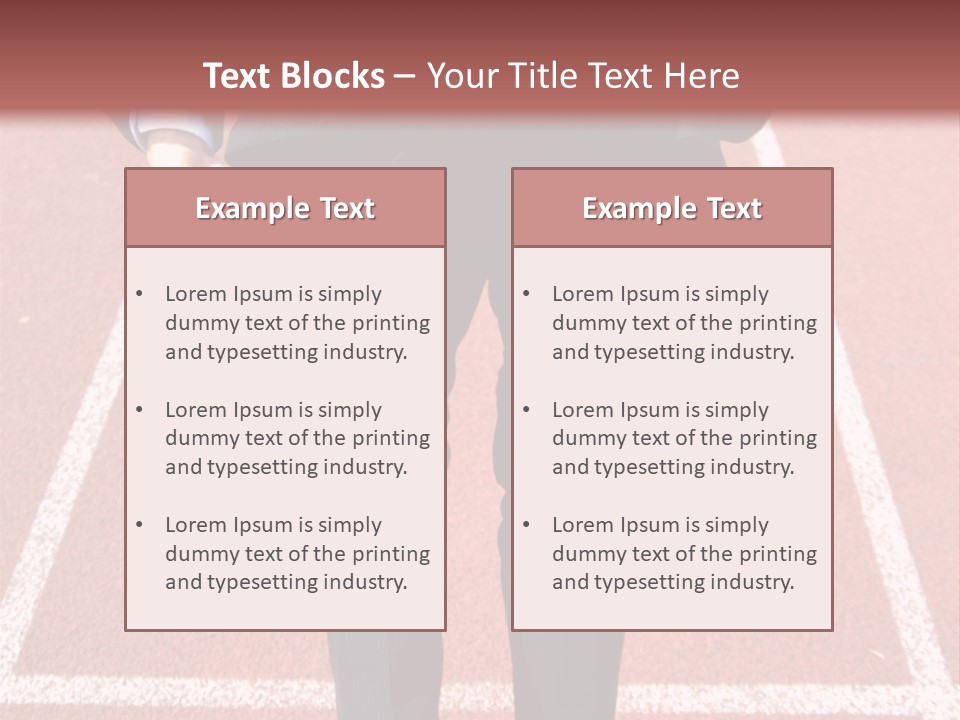 Sport Challenge Entreprise PowerPoint Template