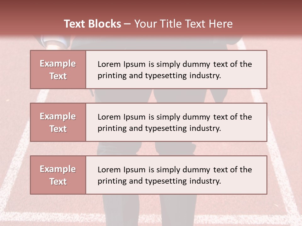 Sport Challenge Entreprise PowerPoint Template