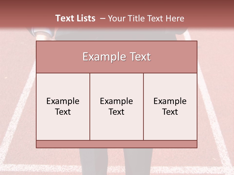 Sport Challenge Entreprise PowerPoint Template