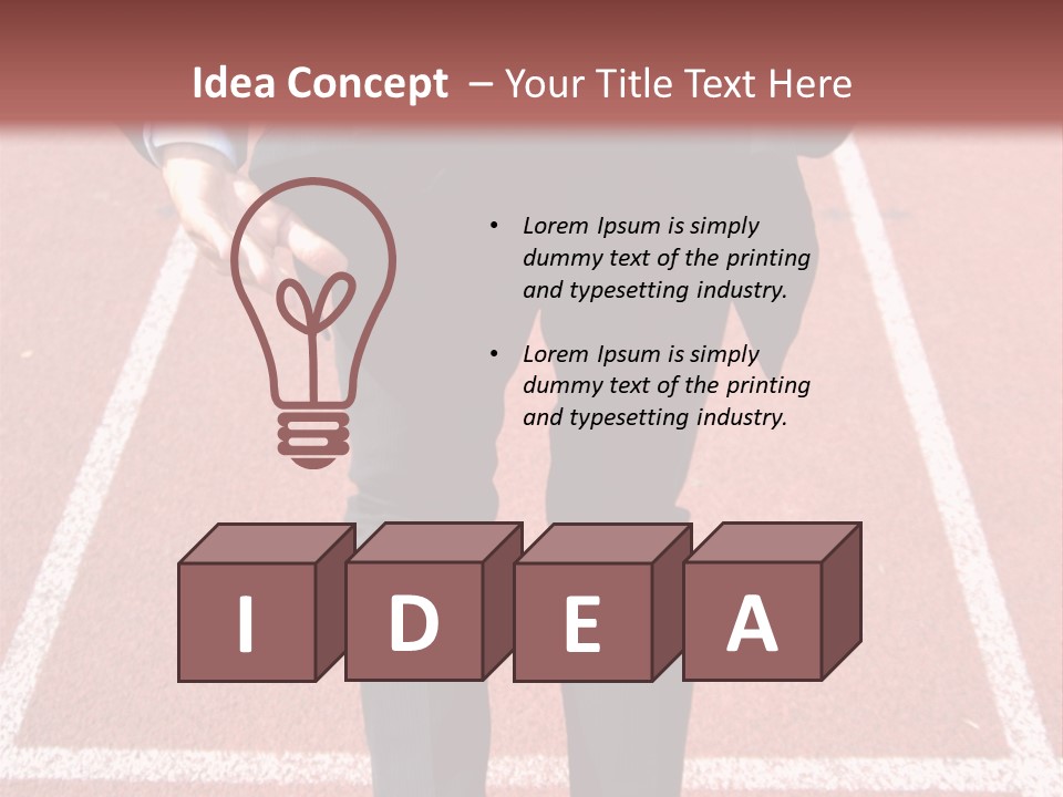 Sport Challenge Entreprise PowerPoint Template