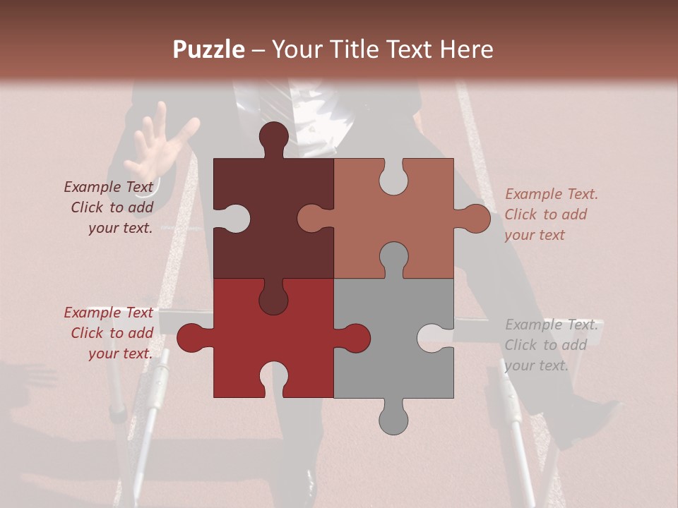 Homme Humain Sport PowerPoint Template