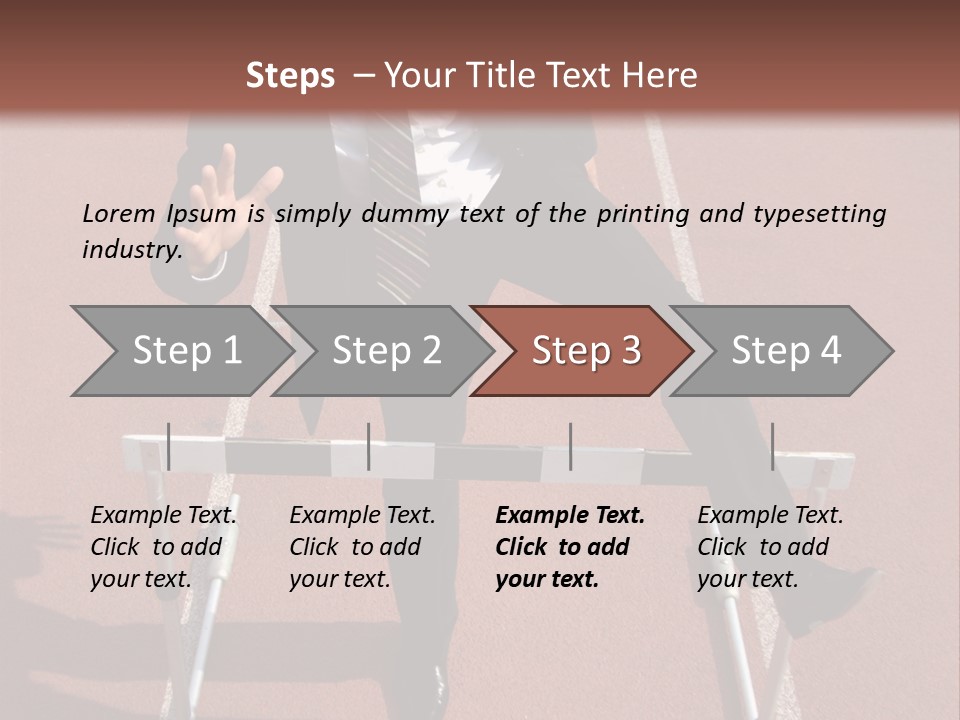 Homme Humain Sport PowerPoint Template