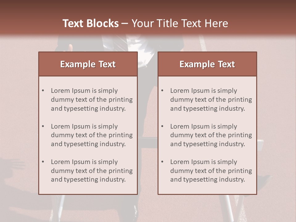 Homme Humain Sport PowerPoint Template