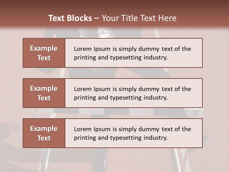 Homme Humain Sport PowerPoint Template