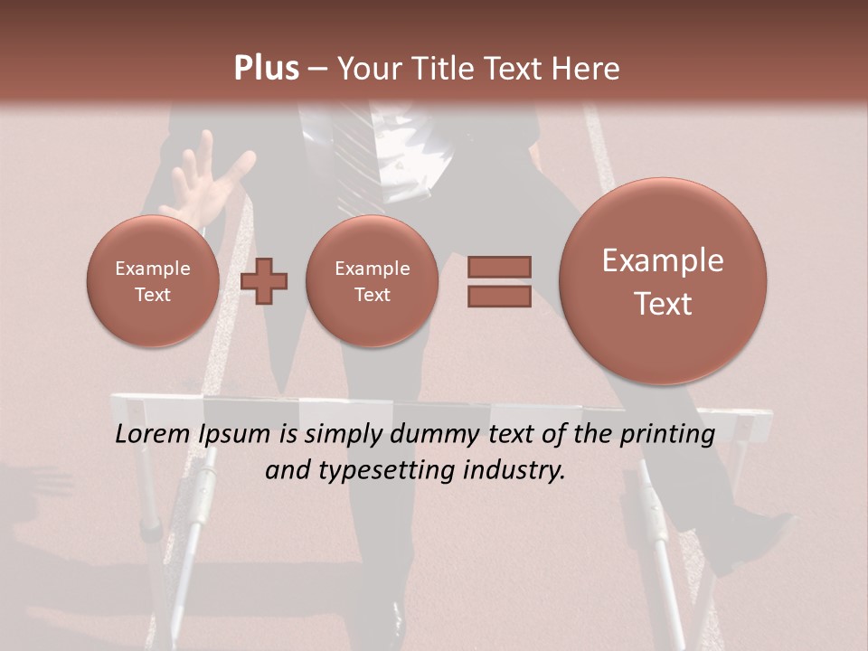 Homme Humain Sport PowerPoint Template