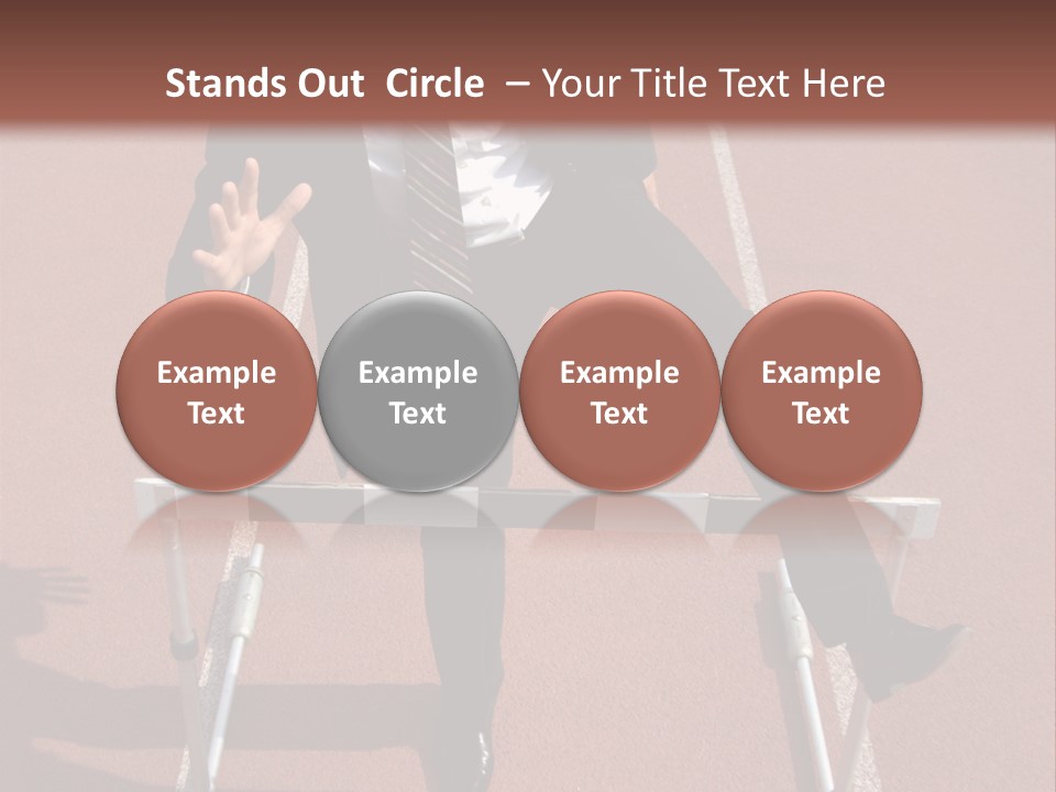 Homme Humain Sport PowerPoint Template