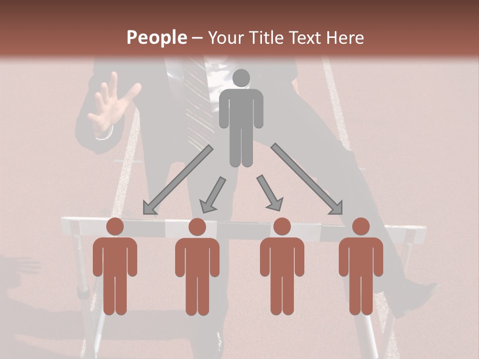 Homme Humain Sport PowerPoint Template