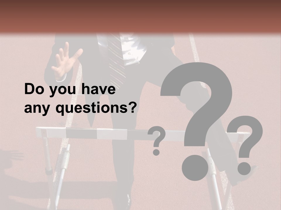 Homme Humain Sport PowerPoint Template