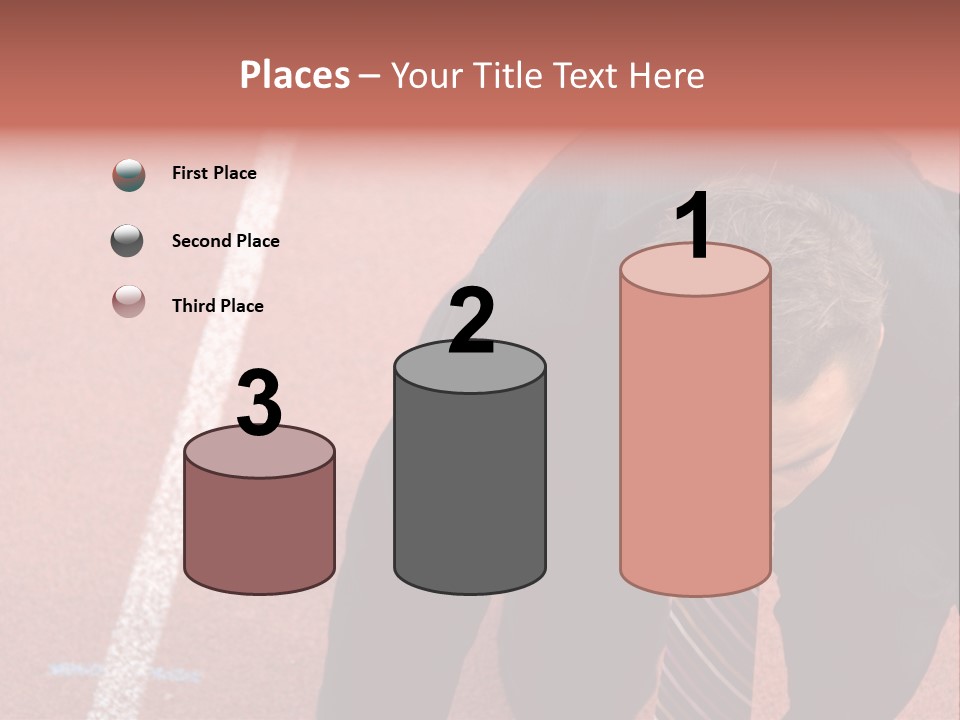 Course Sport Agressif PowerPoint Template