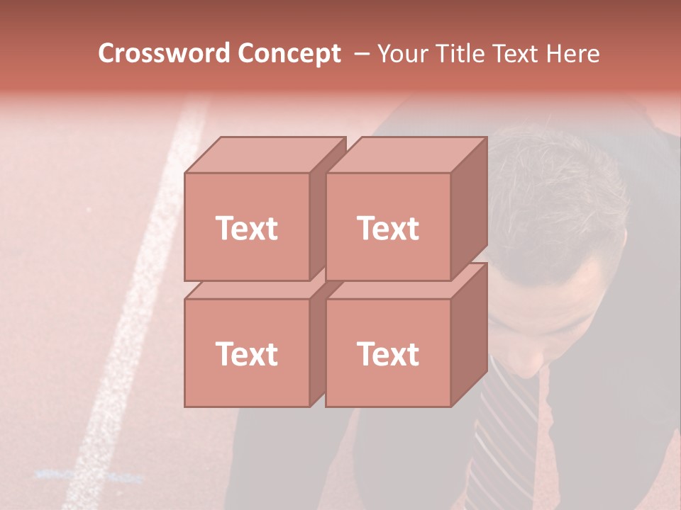 Course Sport Agressif PowerPoint Template