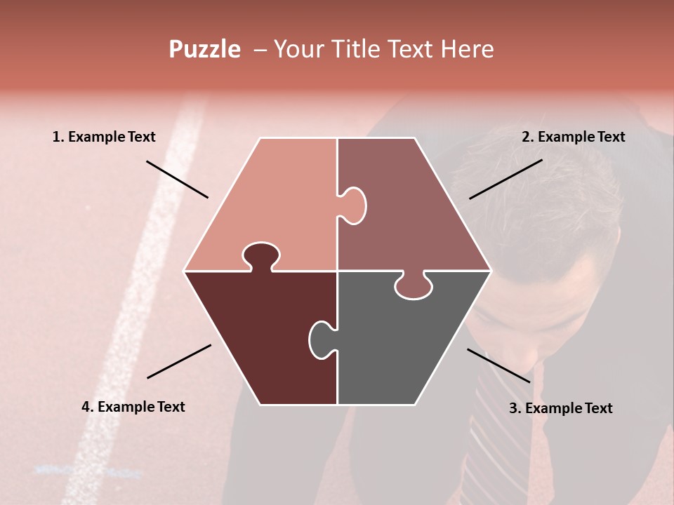 Course Sport Agressif PowerPoint Template