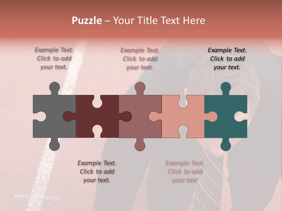 Course Sport Agressif PowerPoint Template