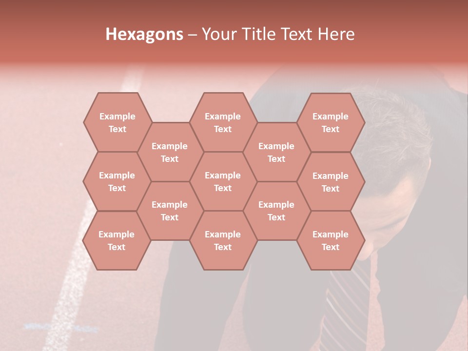 Course Sport Agressif PowerPoint Template