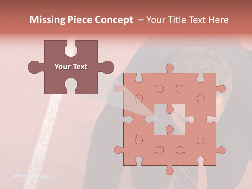 Course Sport Agressif PowerPoint Template