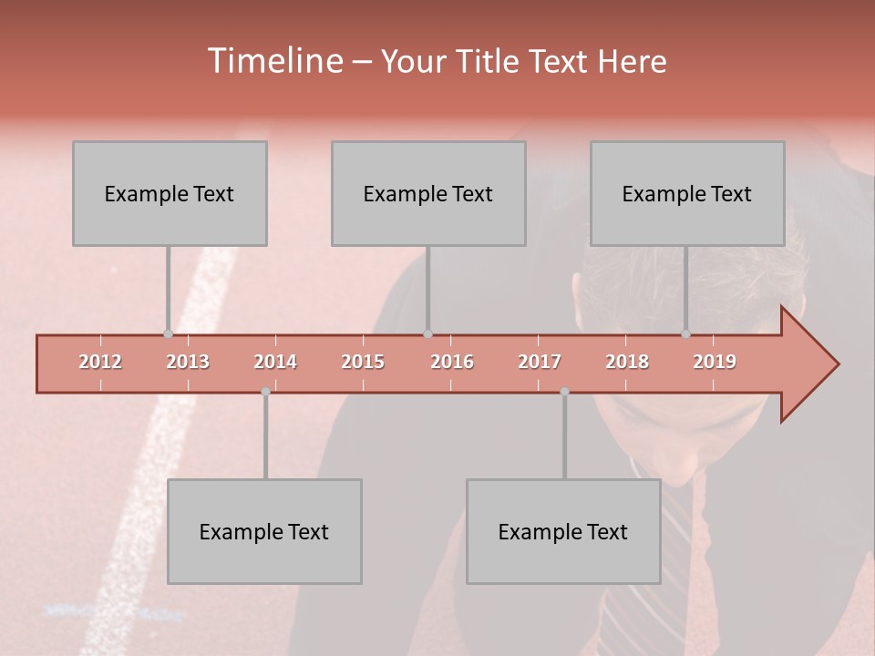 Course Sport Agressif PowerPoint Template