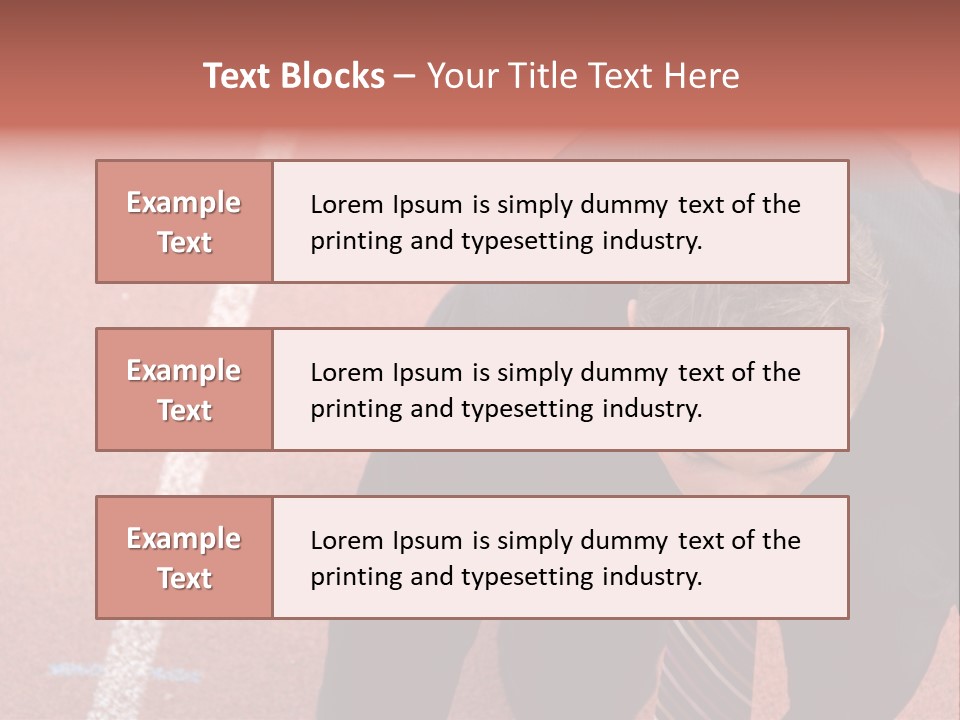 Course Sport Agressif PowerPoint Template
