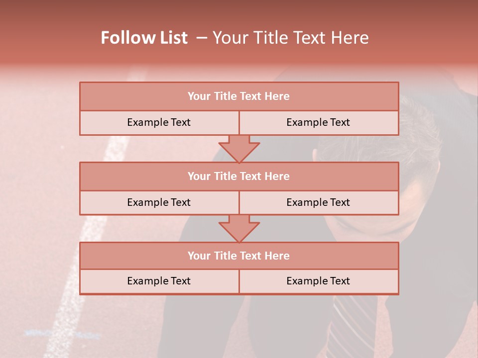 Course Sport Agressif PowerPoint Template