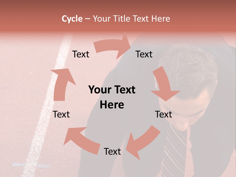 Course Sport Agressif PowerPoint Template