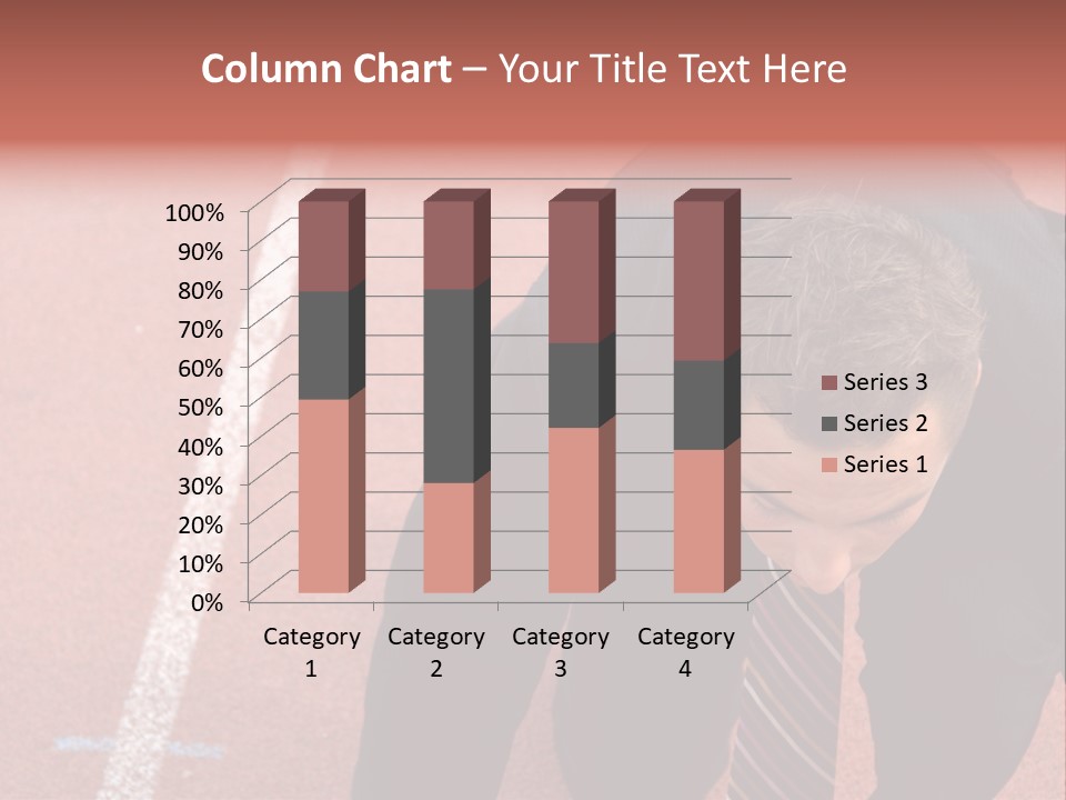 Course Sport Agressif PowerPoint Template
