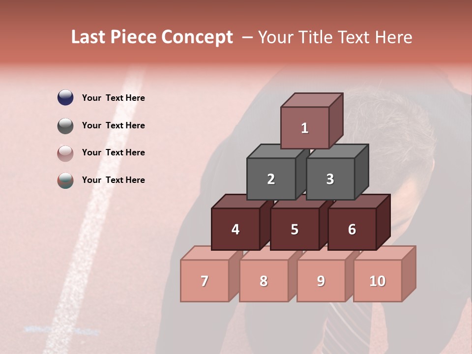 Course Sport Agressif PowerPoint Template