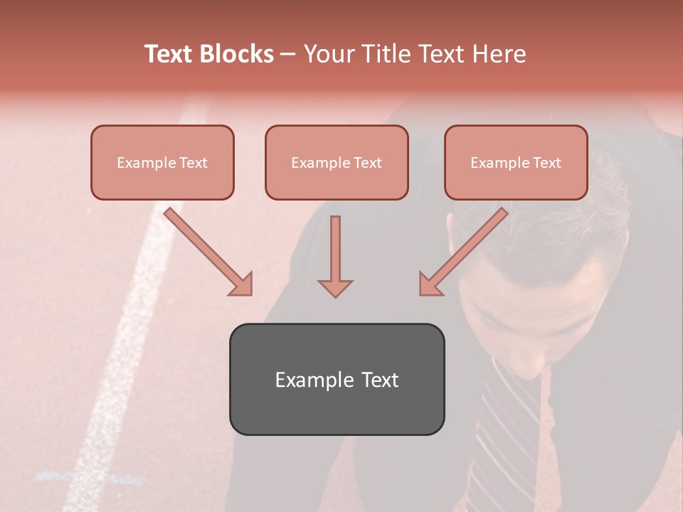 Course Sport Agressif PowerPoint Template