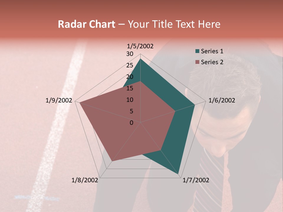 Course Sport Agressif PowerPoint Template