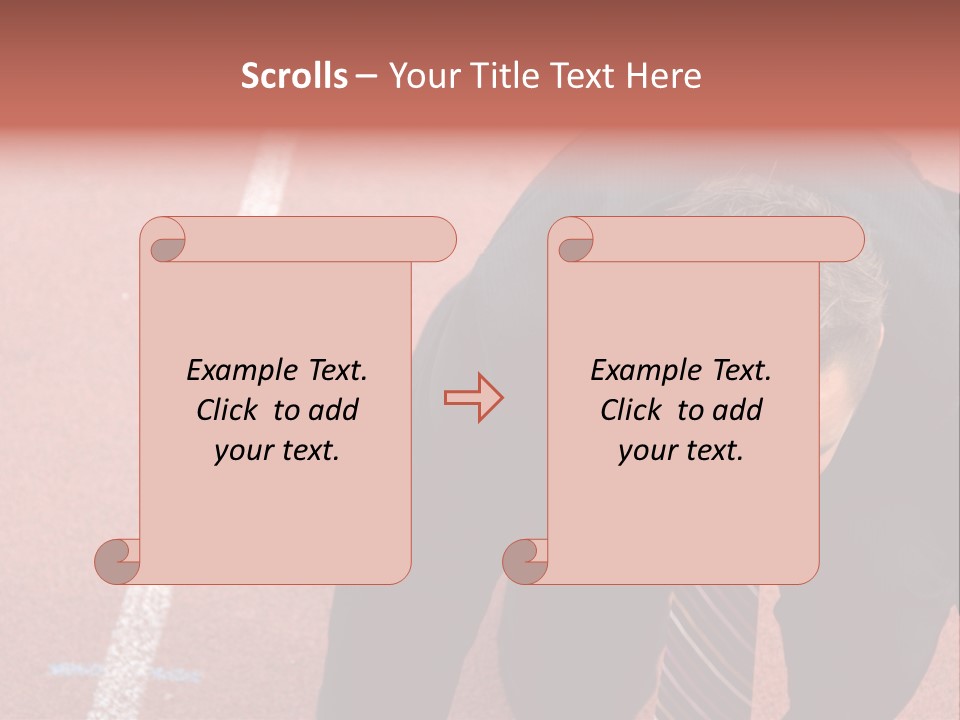 Course Sport Agressif PowerPoint Template