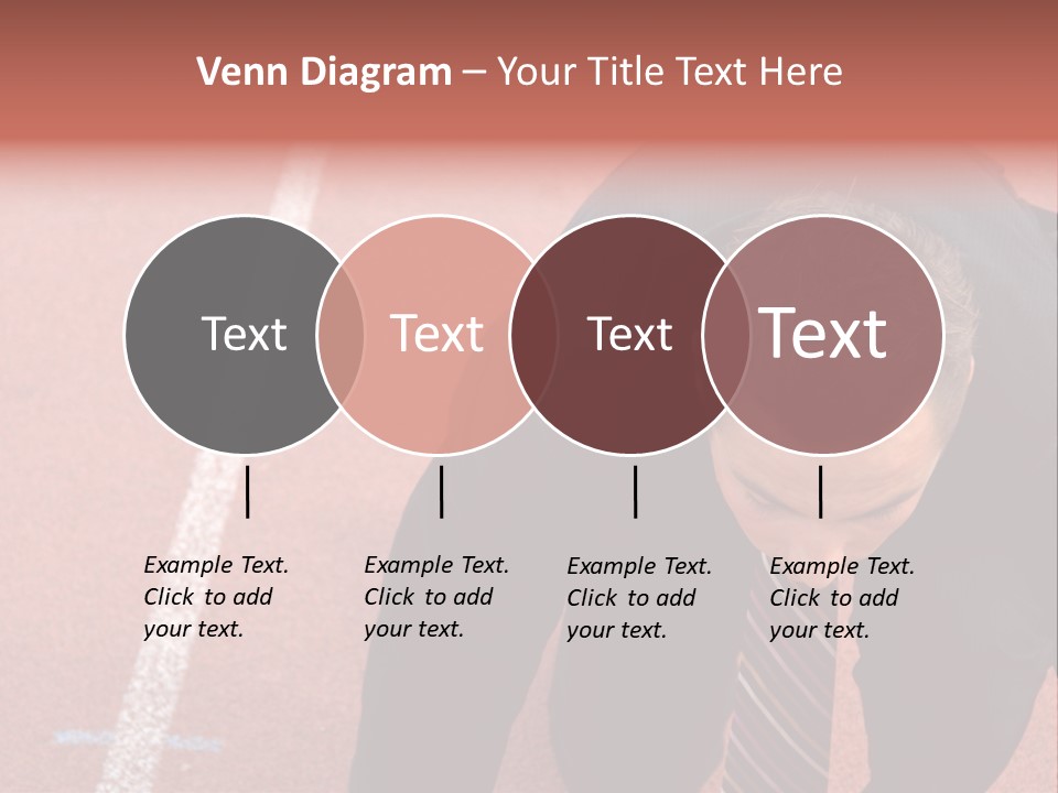 Course Sport Agressif PowerPoint Template
