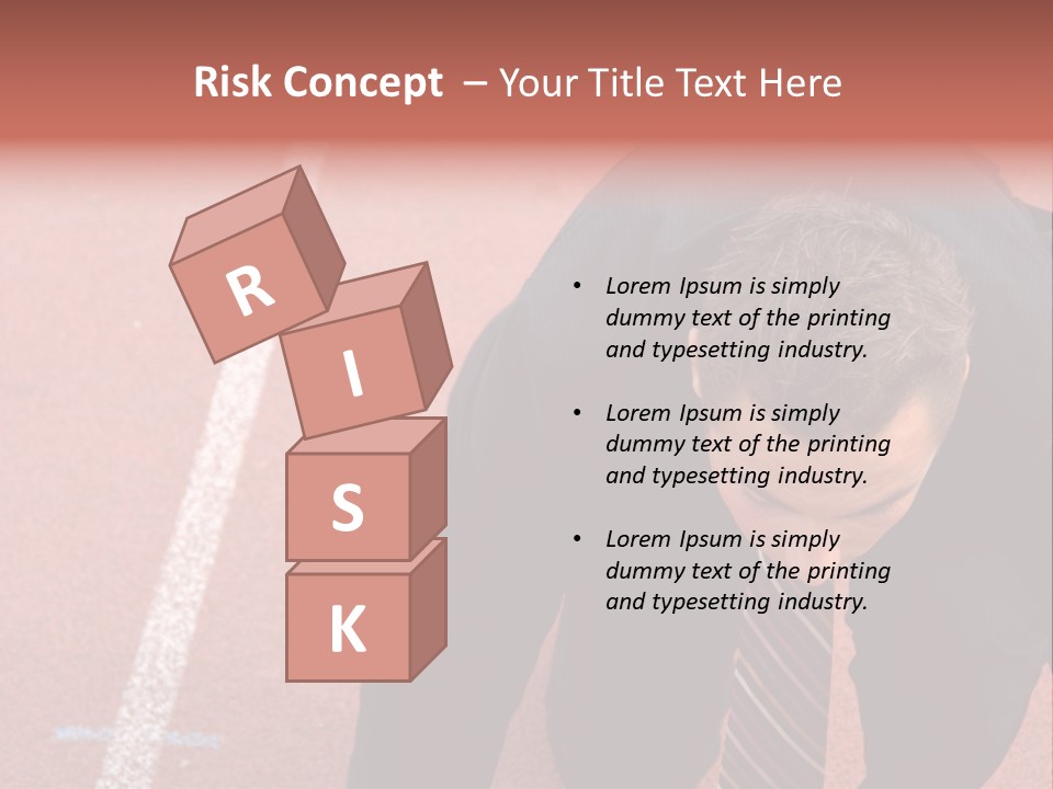 Course Sport Agressif PowerPoint Template