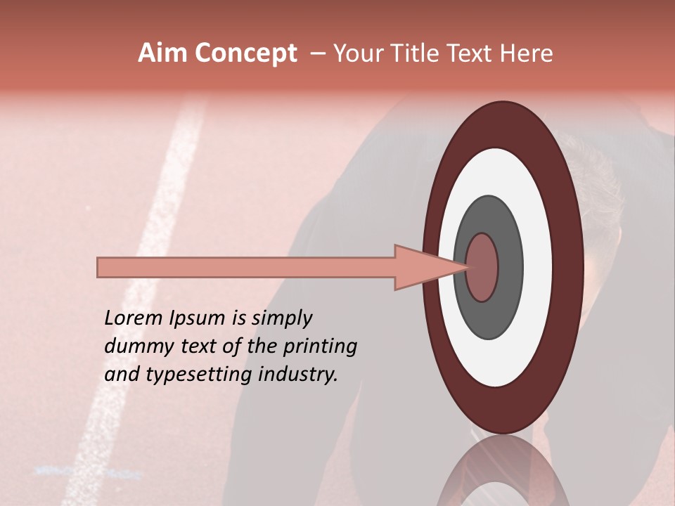 Course Sport Agressif PowerPoint Template