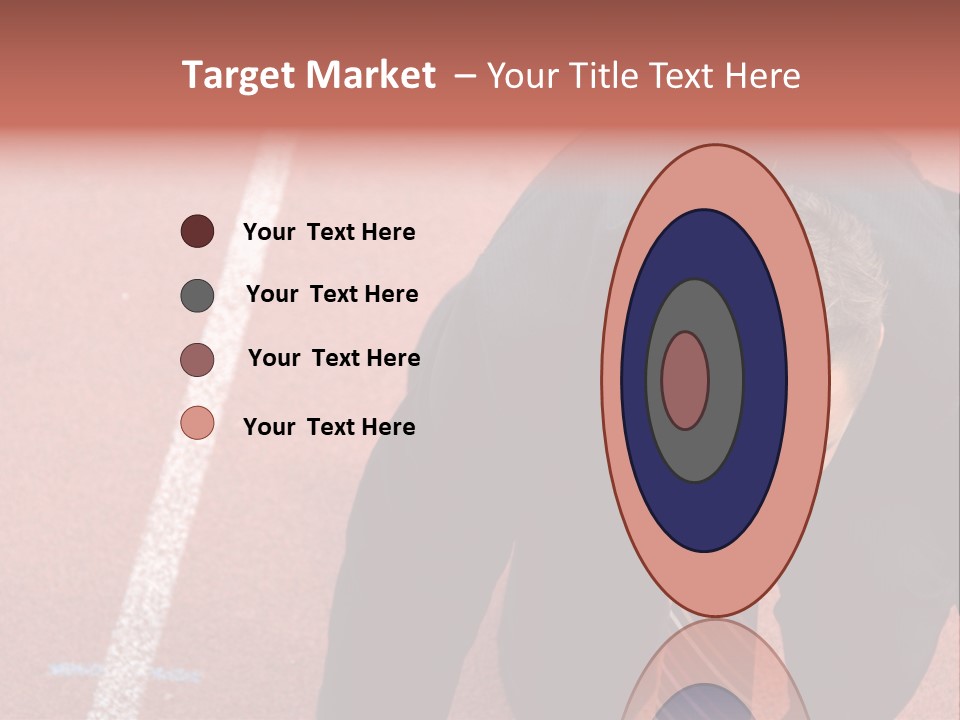 Course Sport Agressif PowerPoint Template