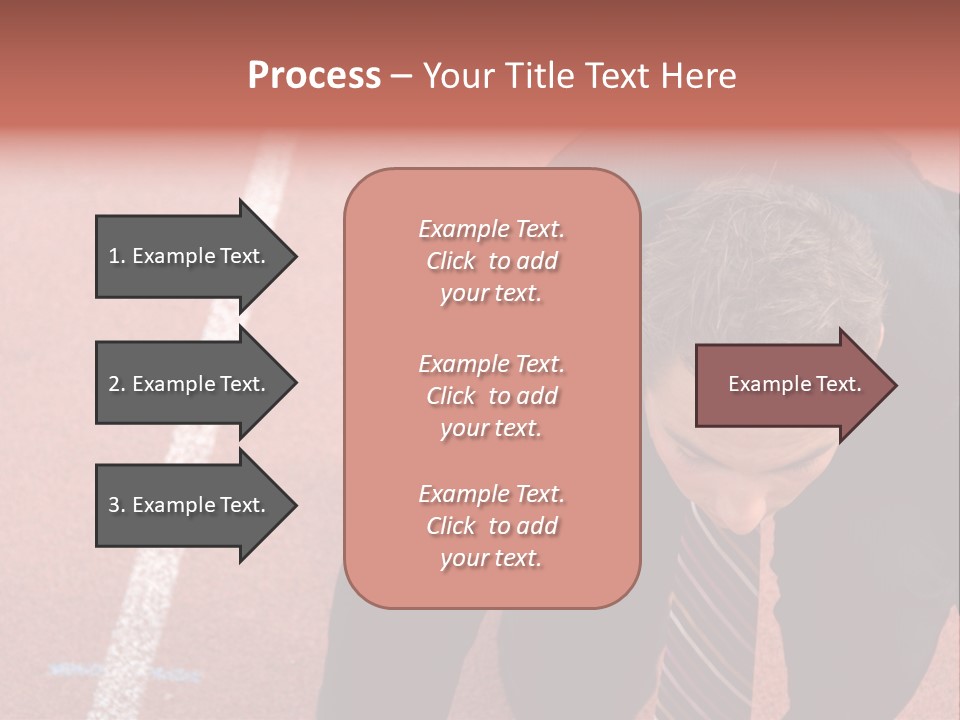 Course Sport Agressif PowerPoint Template