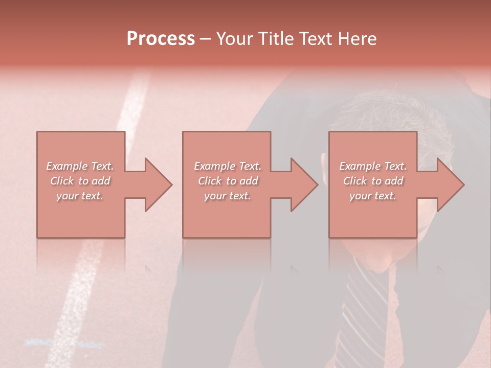 Course Sport Agressif PowerPoint Template