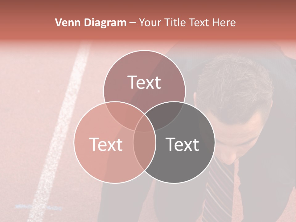 Course Sport Agressif PowerPoint Template