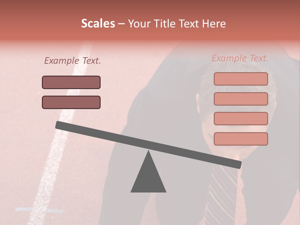 Course Sport Agressif PowerPoint Template