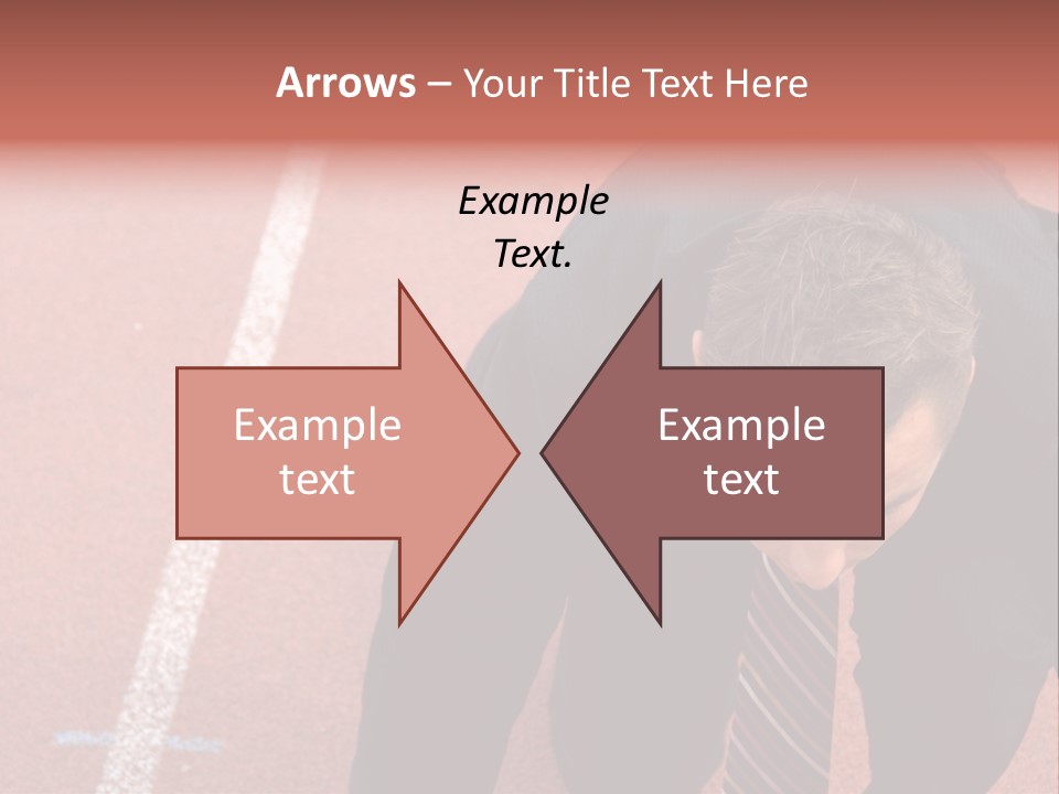 Course Sport Agressif PowerPoint Template