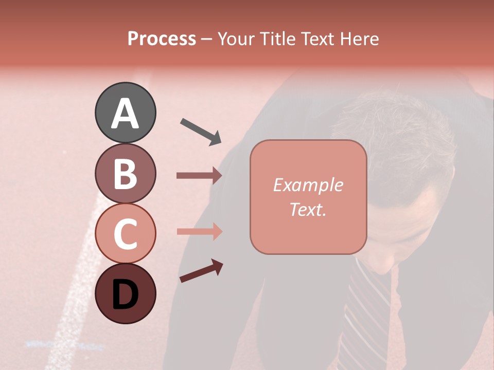 Course Sport Agressif PowerPoint Template