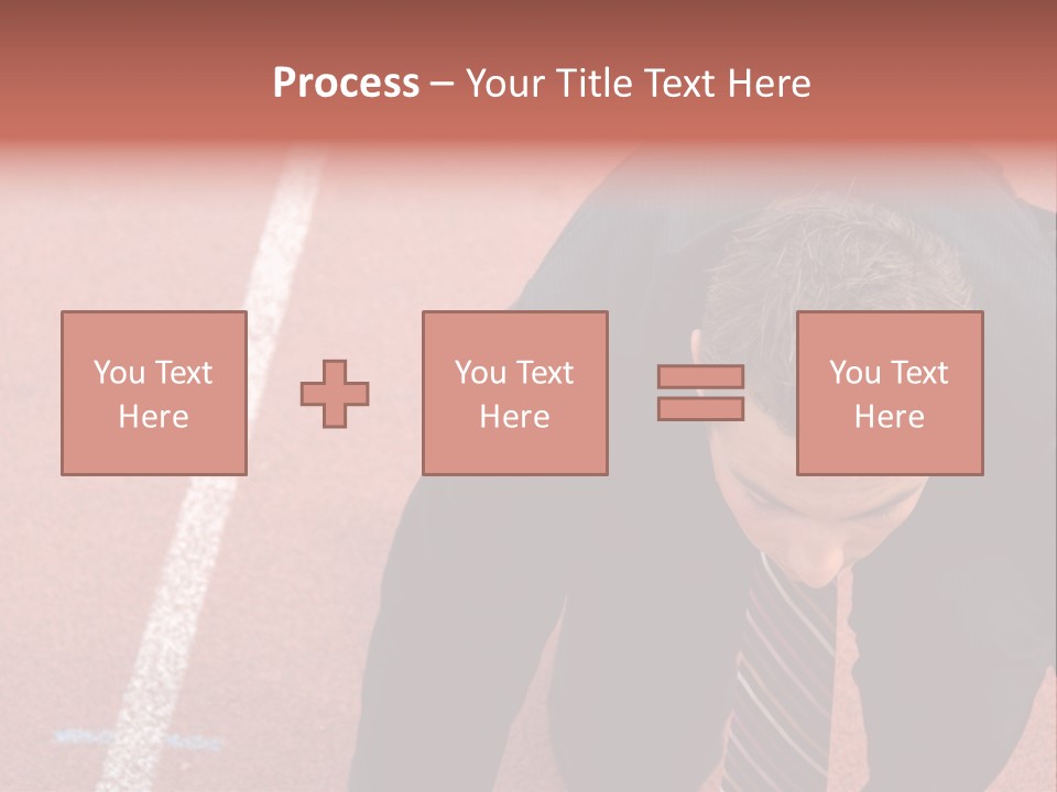 Course Sport Agressif PowerPoint Template