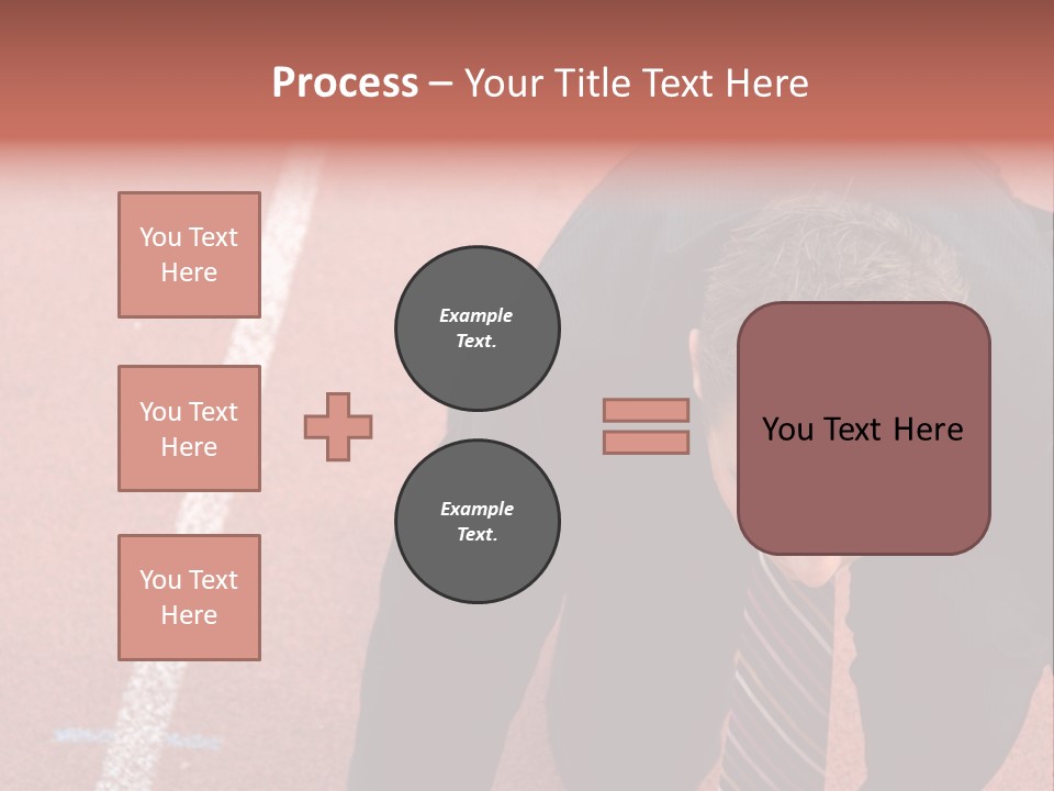Course Sport Agressif PowerPoint Template