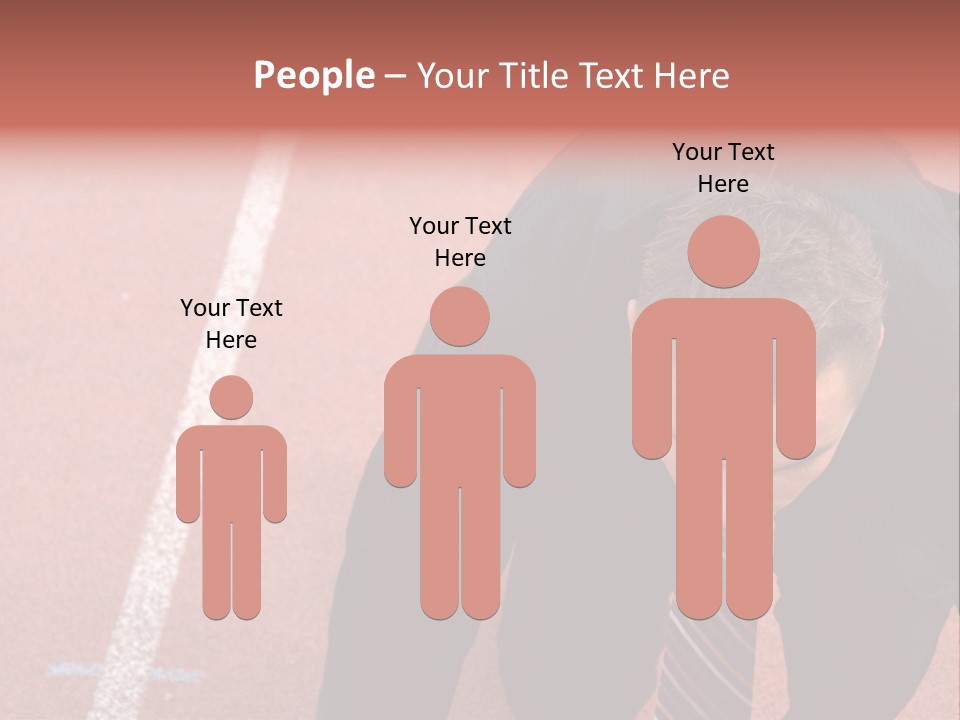 Course Sport Agressif PowerPoint Template