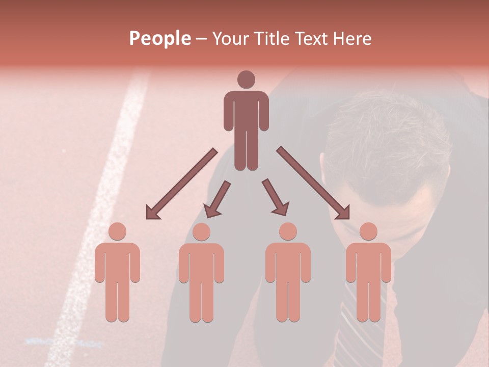 Course Sport Agressif PowerPoint Template