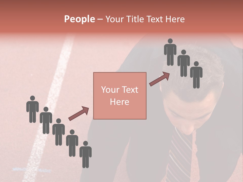 Course Sport Agressif PowerPoint Template