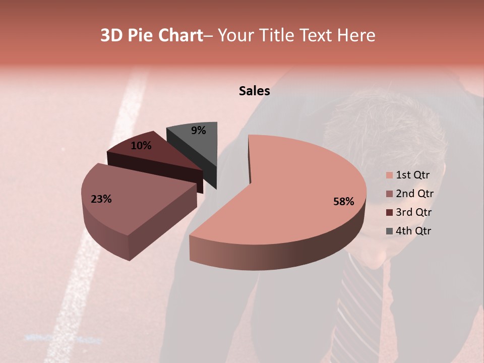 Course Sport Agressif PowerPoint Template