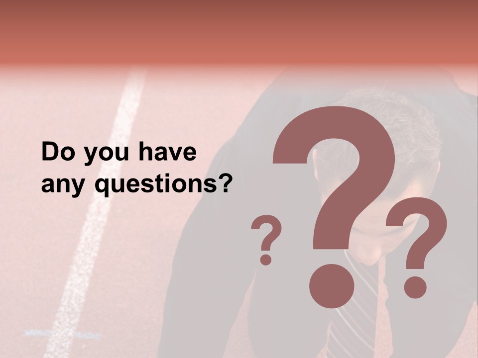 Course Sport Agressif PowerPoint Template