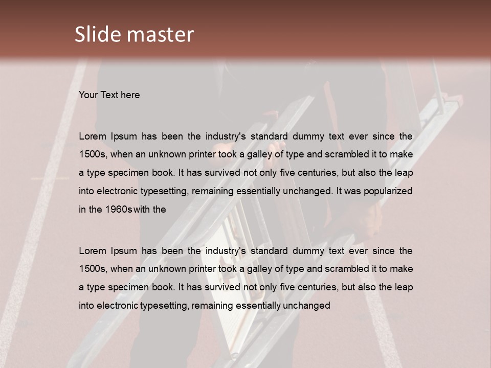 Costard Ouvrier Course PowerPoint Template