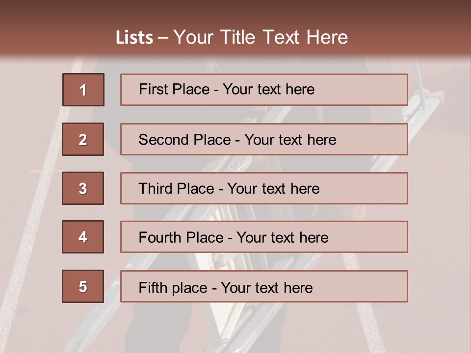 Costard Ouvrier Course PowerPoint Template