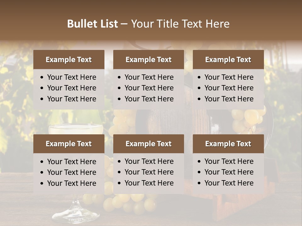 Alcolica Vino Odore PowerPoint Template
