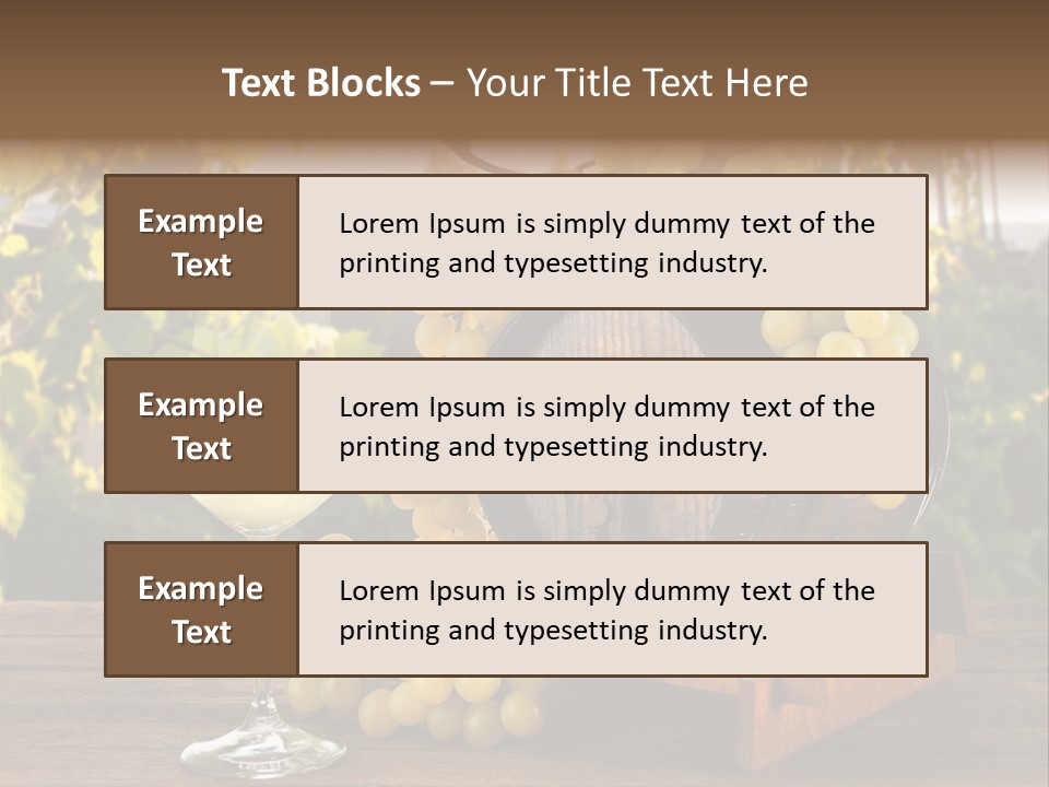 Alcolica Vino Odore PowerPoint Template